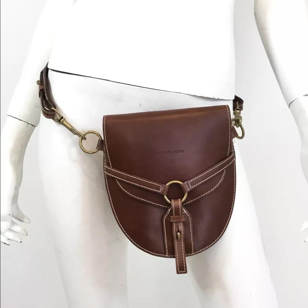Michael Kors Saddle Belt Bag NWT